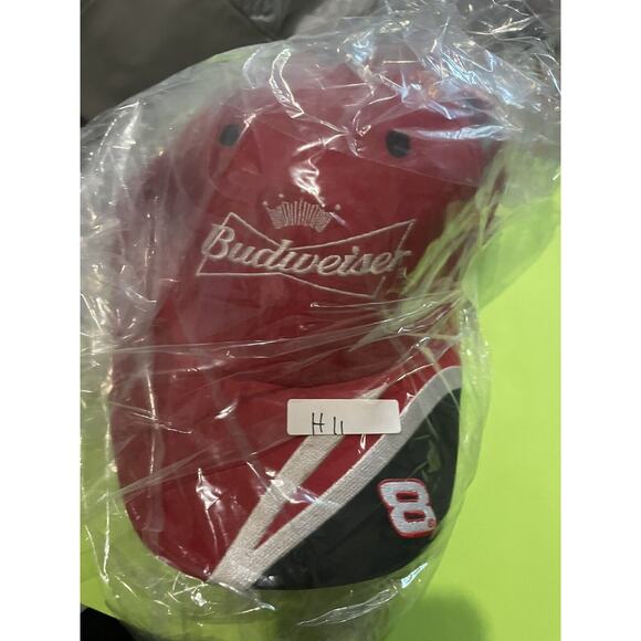 Dale Earnhardt Jr. Hat Winners Circle Nascar Number 8 Budweiser Crown Hat Red - Picture 11 of 11